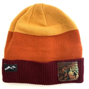 Brown and Oragne beanie scaled